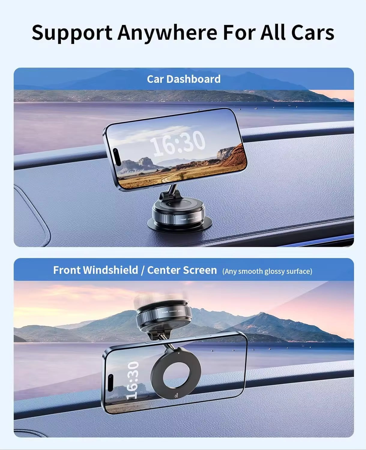 Vacuum Phone Holder magnetic