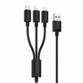 3-in-1 charging cable(iP+Micro+Type-C)