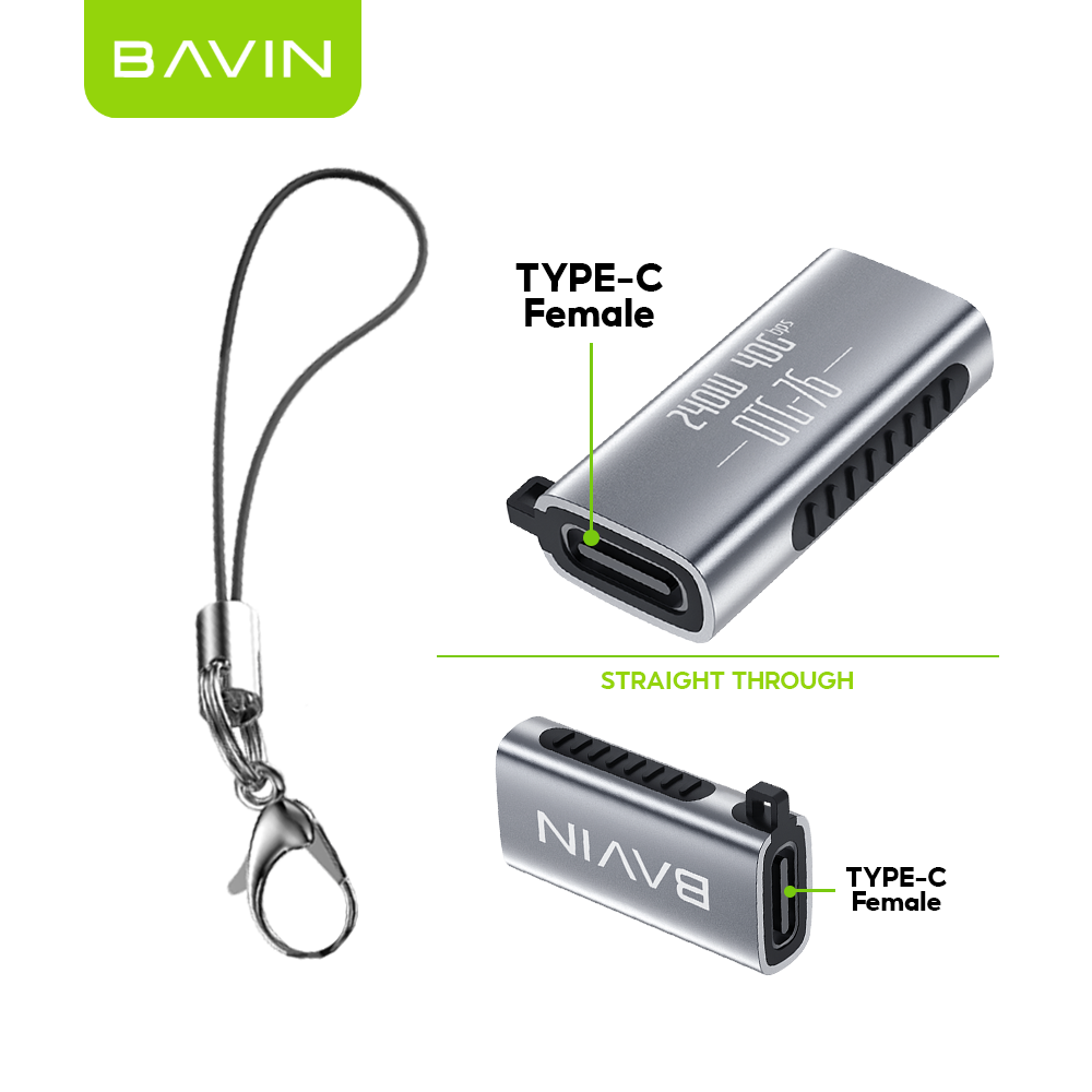BAVIN U-O-76 240W OTG Adapter w/ 40Gbps Fast Data &amp;amp; Video Transfer