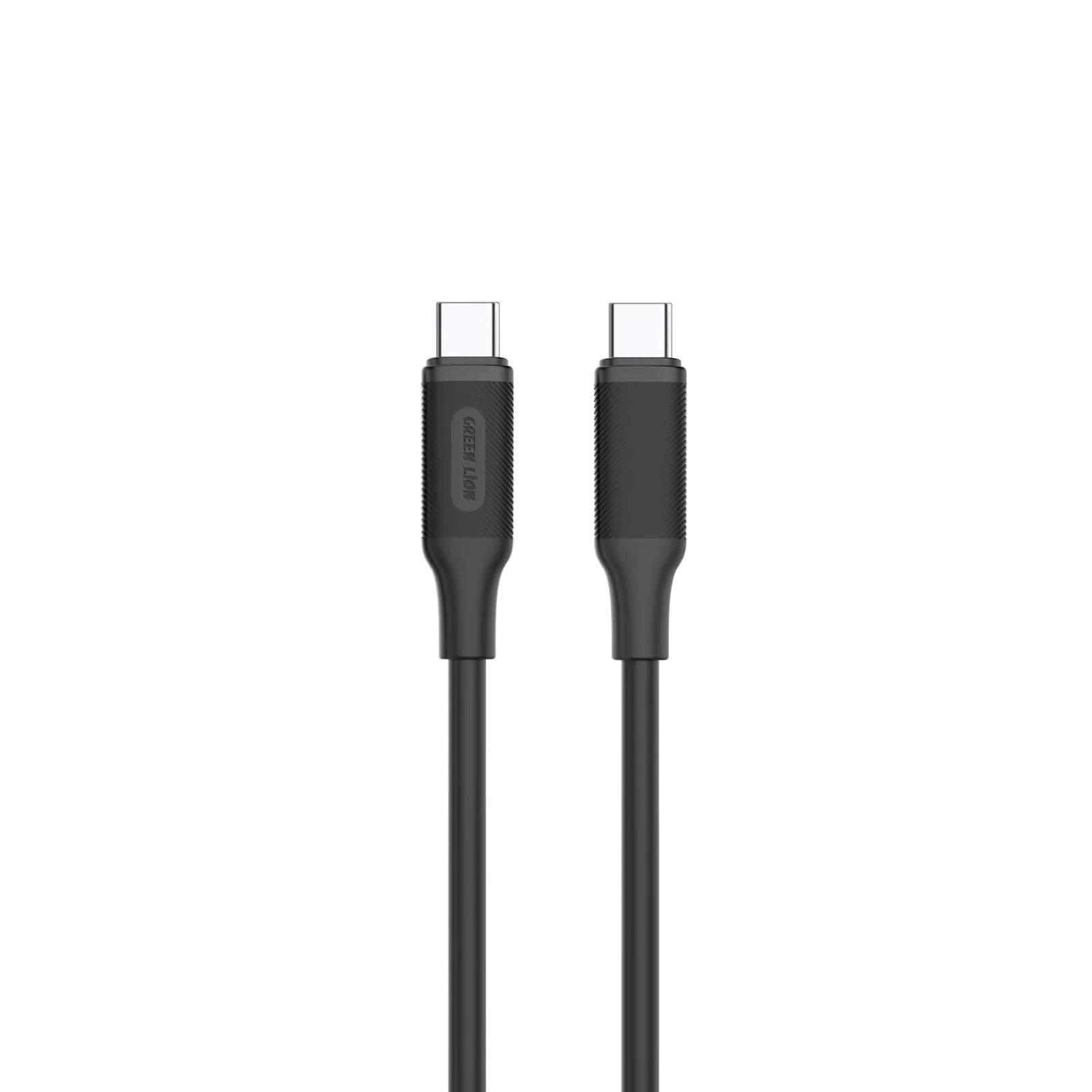 GREEN LION USB-C TO USB-C PVC CABLE 1M 60W - BLACK