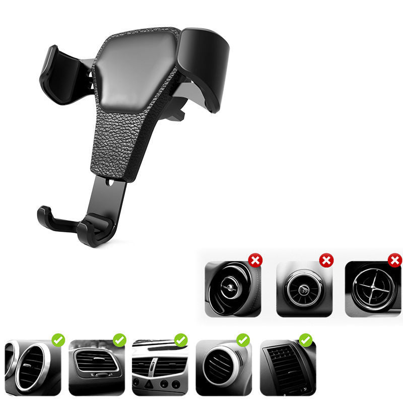 Premium Leather Car Phone Holder