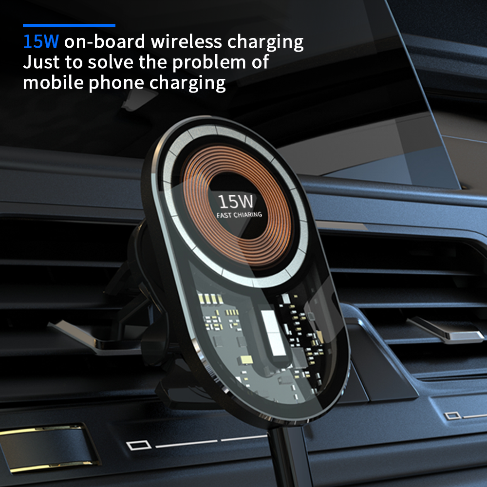 15W Automatic Wireless Car Phone Charger