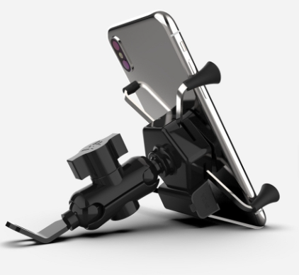 Stallion SR-05 Turbo Motorcycle Phone Holder with USB Charger