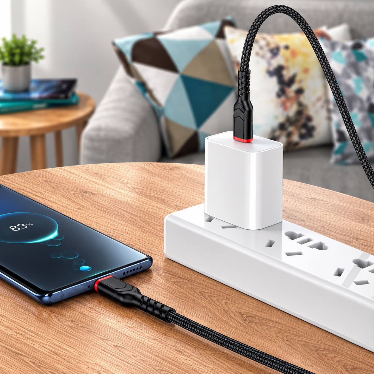 60W charging data cable Type-C to Type-C (L=2M)